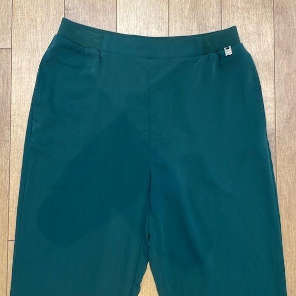 Ted Baker London Aliadd High Waist Pants Trousers Tapered Leg Pull On Green 6 - Picture 4 of 11